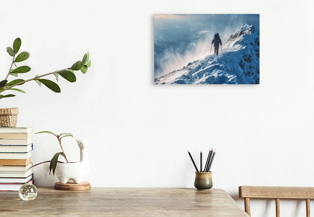 Premium Textil-Leinwand Adrenalin trifft Freiheit