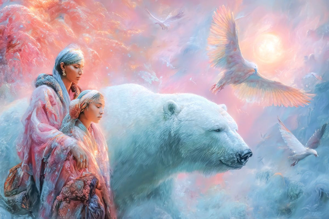 Premium Textil-Leinwand Traumhafte Sphären