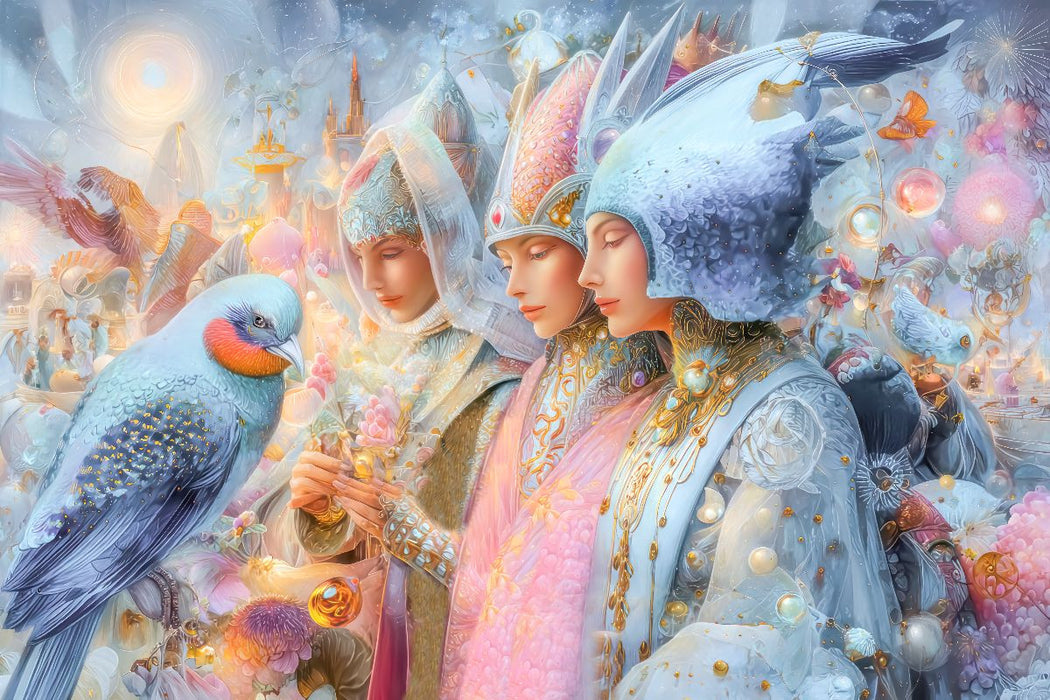 Premium Textil-Leinwand Traumhafte Sphären