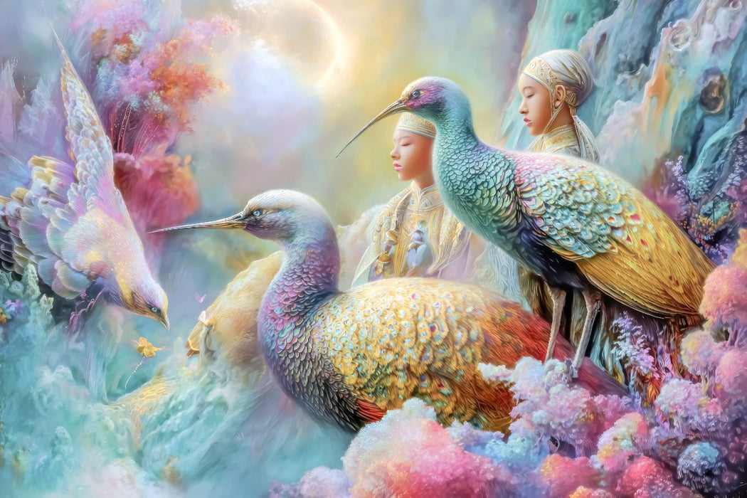 Premium Textil-Leinwand Traumhafte Sphären