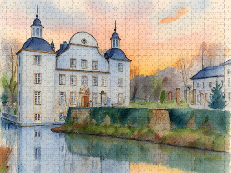 Schloss Borbeck - Essen - CALVENDO Foto-Puzzle'