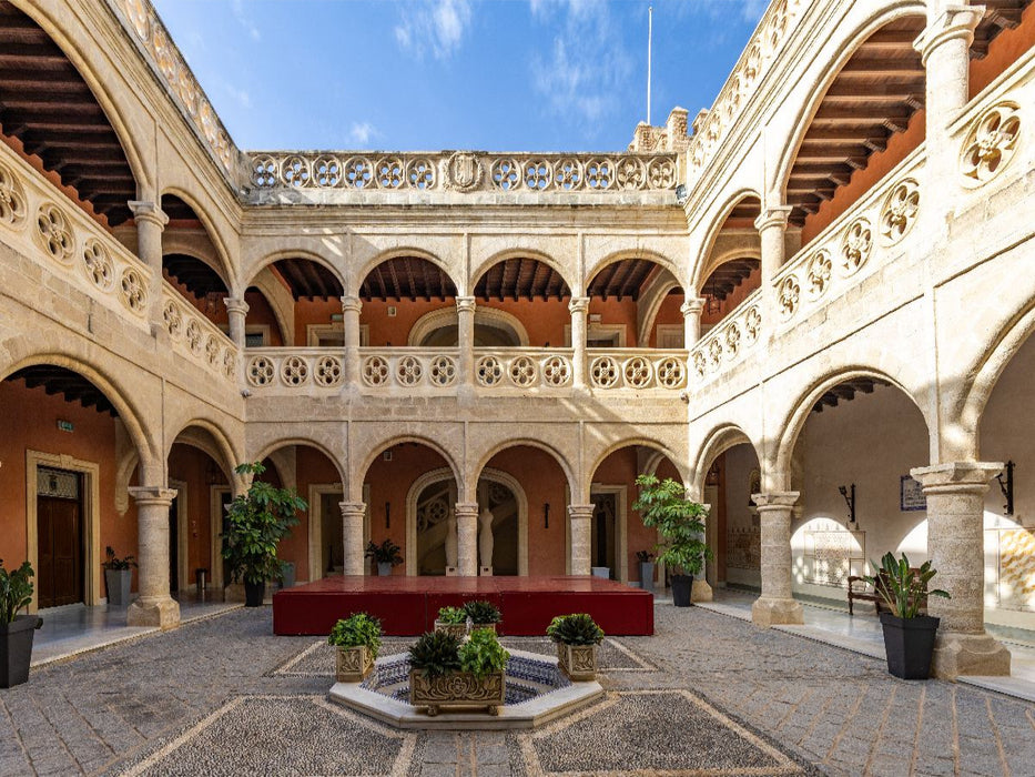 Kastell in der Stadt Rota, Spanien - CALVENDO Foto-Puzzle'