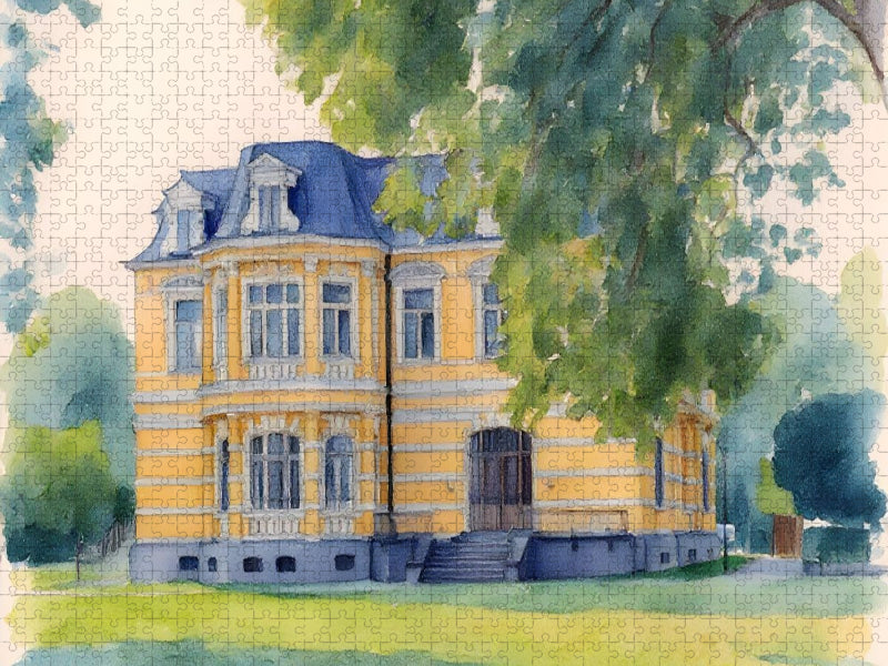 Villa Erckens in Grevenbroich - CALVENDO Foto-Puzzle'