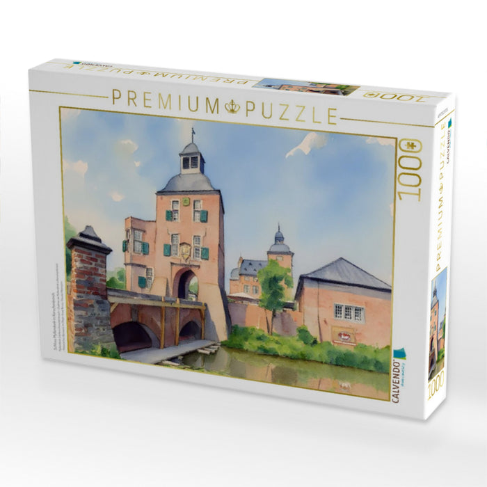 Schloss Myllendonk in Korschenbroich - CALVENDO Foto-Puzzle'