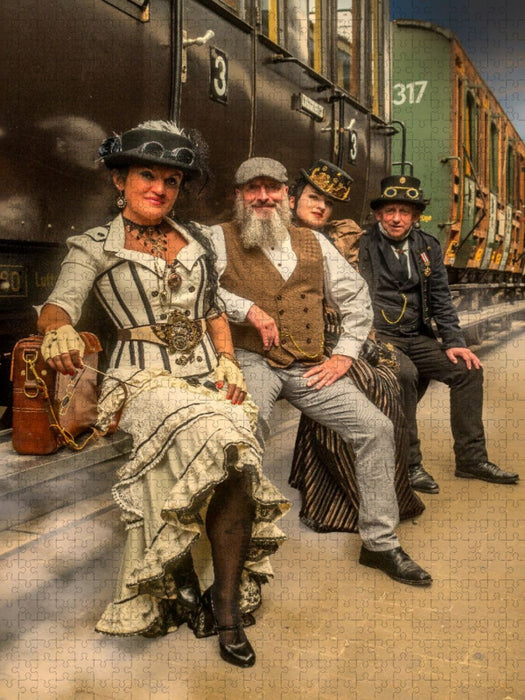 Ihre Fahrkarte in ein anderes Zeitalter! - CALVENDO Foto-Puzzle'