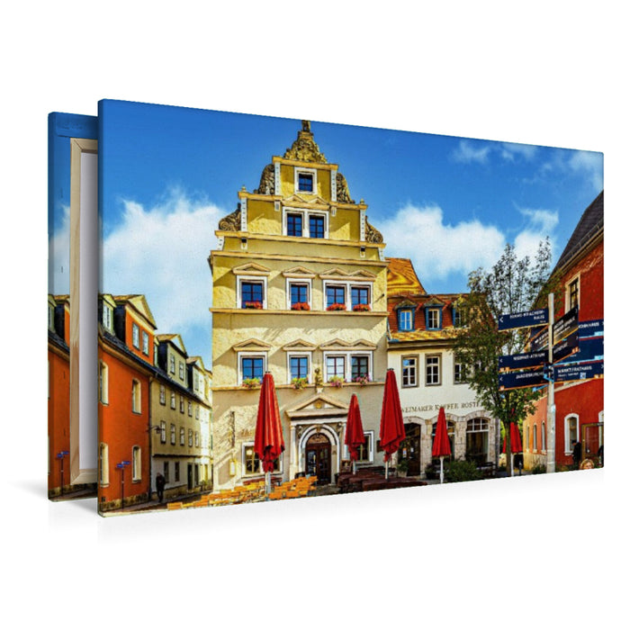 Premium Textil-Leinwand Weimar Herderplatz