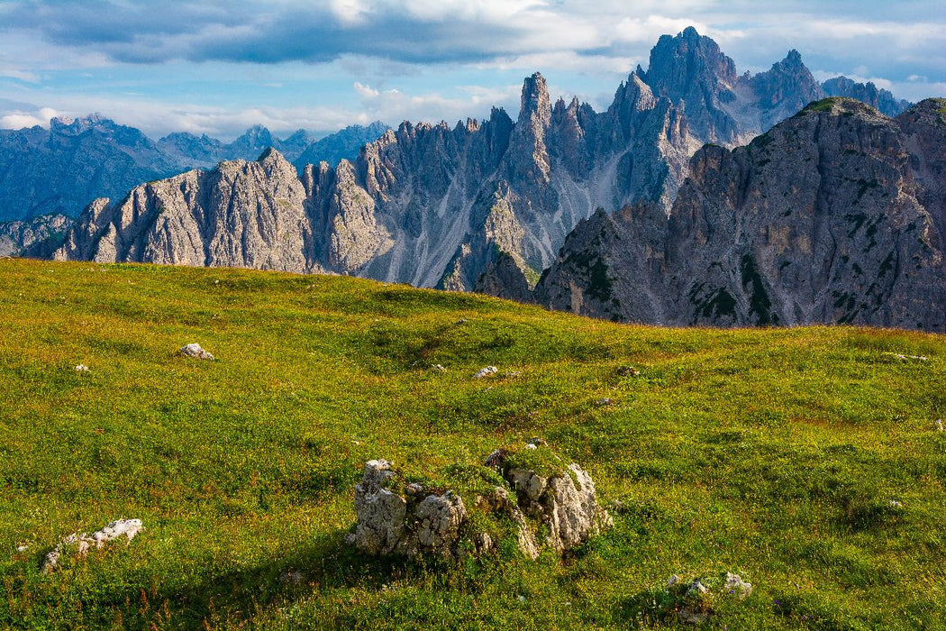 Premium Textil-Leinwand Cadini-Gruppe im Sommer