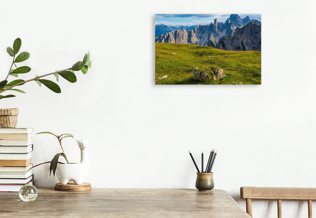 Premium Textil-Leinwand Cadini-Gruppe im Sommer