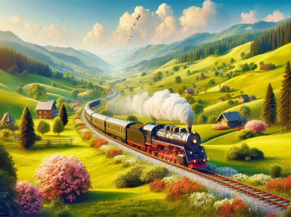 Ein Motiv aus dem Kalender Nostalgiezüge - CALVENDO Foto-Puzzle'