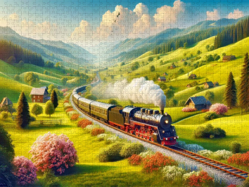 Ein Motiv aus dem Kalender Nostalgiezüge - CALVENDO Foto-Puzzle'