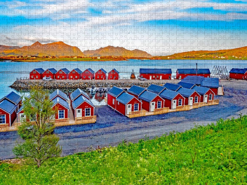 Flakstadt - CALVENDO Foto-Puzzle'