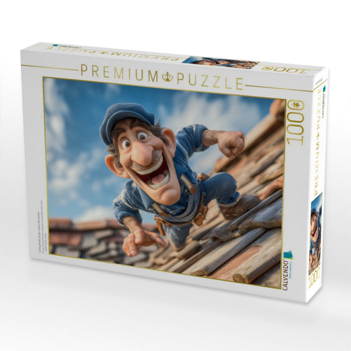 Schwerkraft ist der wahre Vorarbeiter - CALVENDO Foto-Puzzle'