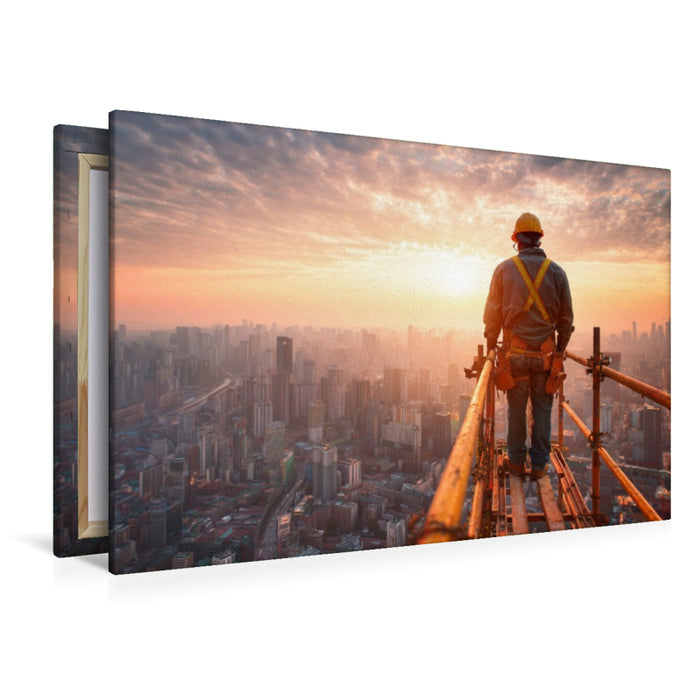 Premium Textil-Leinwand Ein Motiv aus dem Kalender Echt Menschlich Berufung