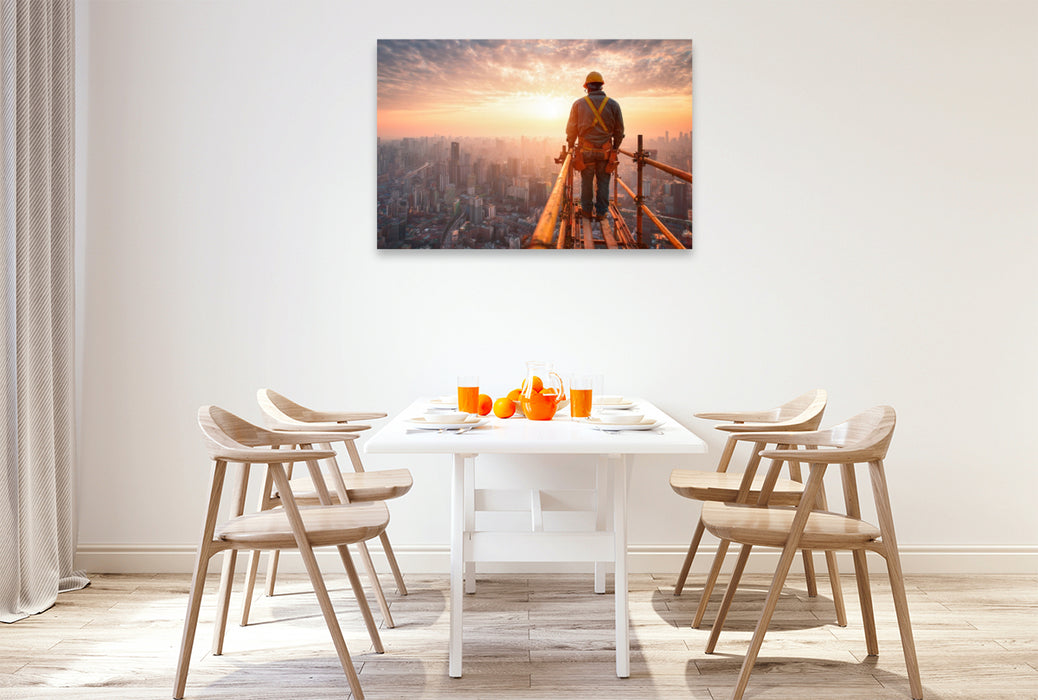 Premium Textil-Leinwand Ein Motiv aus dem Kalender Echt Menschlich Berufung