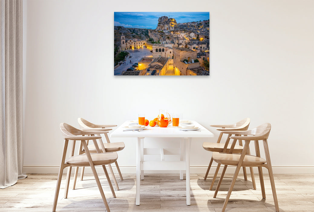 Premium Textil-Leinwand Sassi von Matera