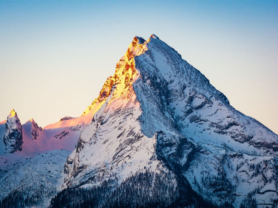Winterlicht am Watzmann - CALVENDO Foto-Puzzle'