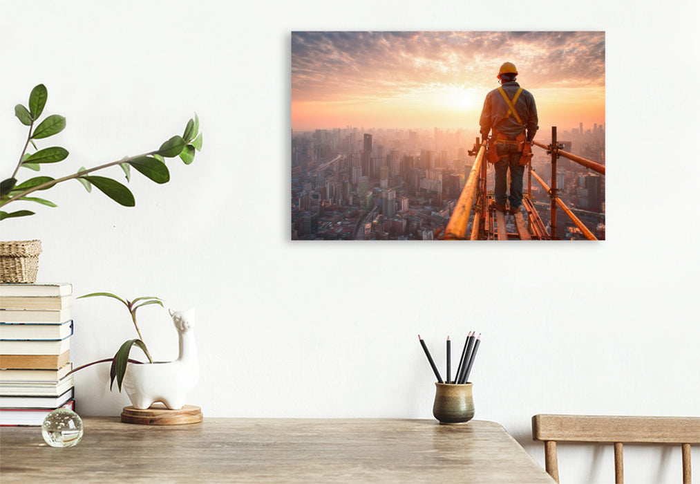 Premium Textil-Leinwand Ein Motiv aus dem Kalender Echt Menschlich Berufung