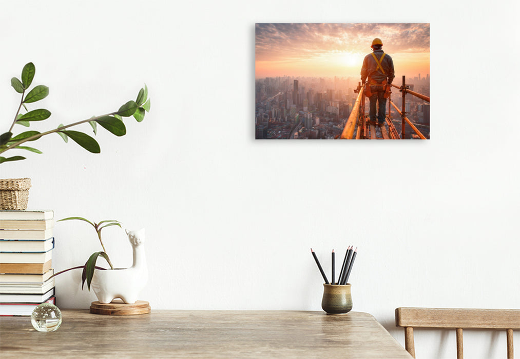 Premium Textil-Leinwand Ein Motiv aus dem Kalender Echt Menschlich Berufung