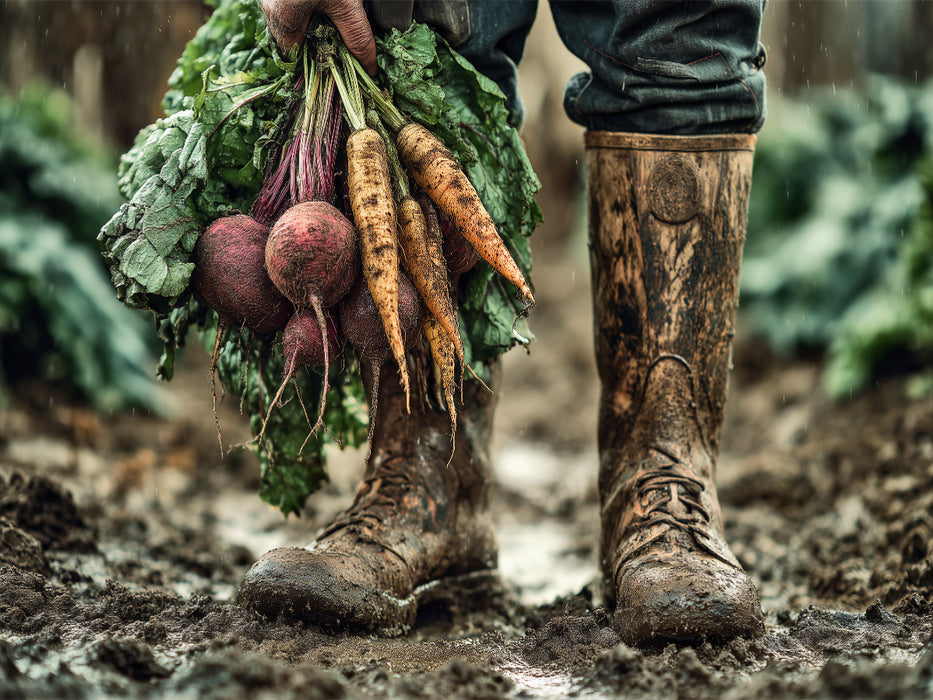 Bauer - Hände in der Erde, Hoffnung in der Ernte - CALVENDO Foto-Puzzle'
