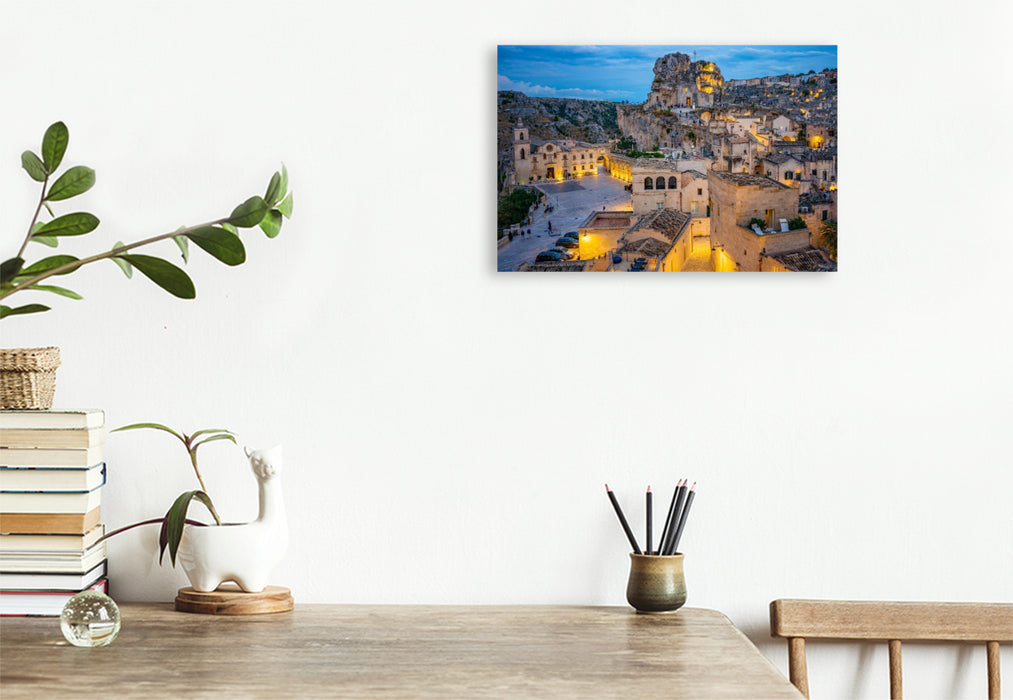 Premium Textil-Leinwand Sassi von Matera