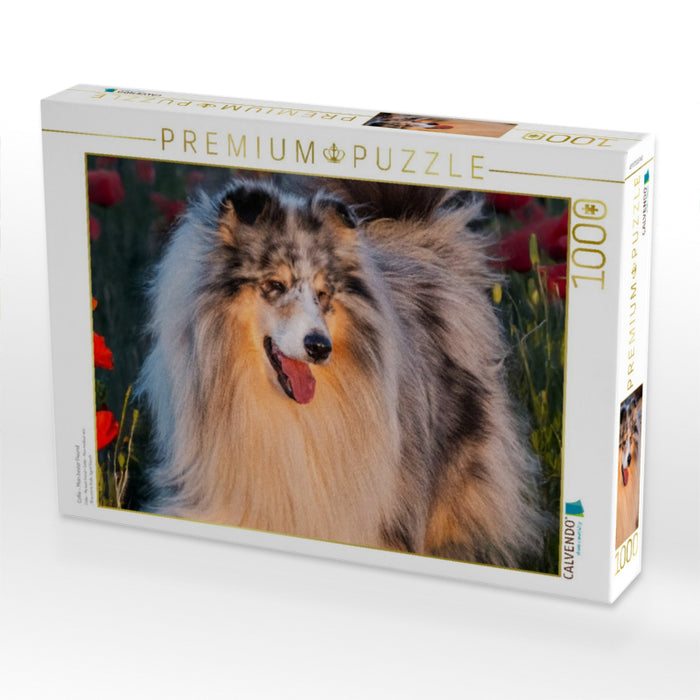 Collie - Mein bester Freund - CALVENDO Foto-Puzzle'