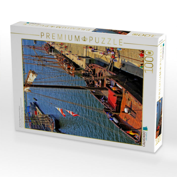 Die Poeler Kogge Wissemara in Wismar - CALVENDO Foto-Puzzle'