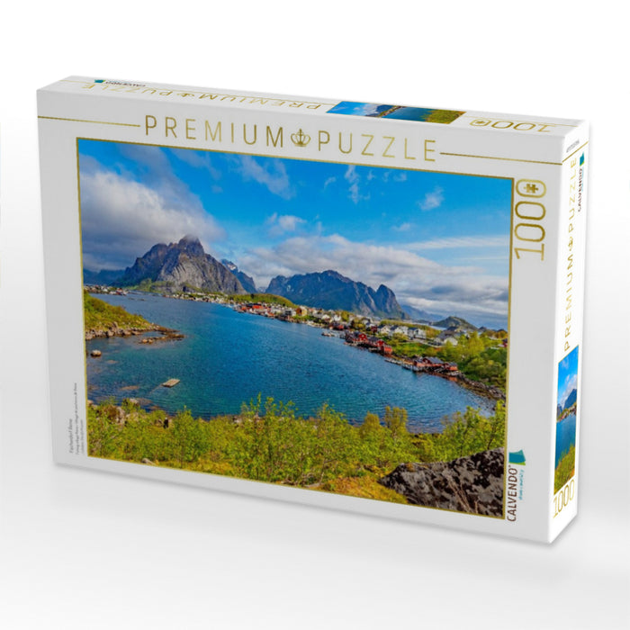 Fischerdorf Reine - CALVENDO Foto-Puzzle'