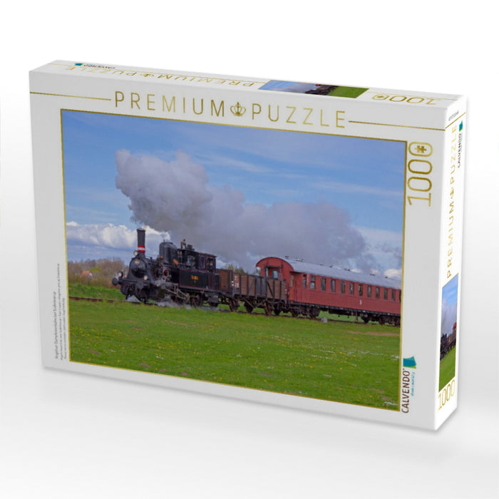 Angelner Dampfeisenbahn bei Süderbrarup - CALVENDO Foto-Puzzle'