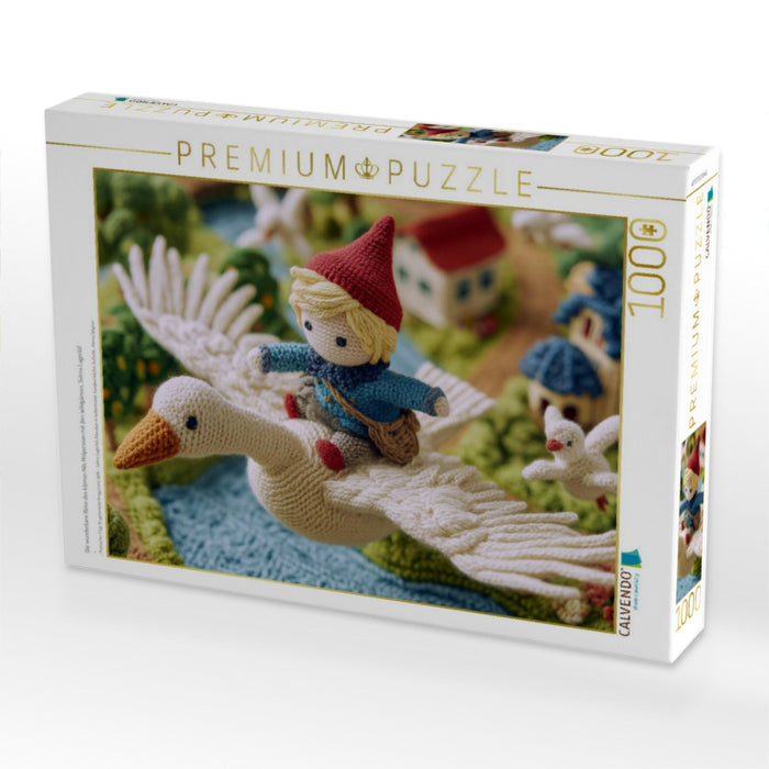 Die wunderbare Reise des kleinen Nils Holgersson mit den Wildgänsen, Selma Lagerlöf - CALVENDO Foto-Puzzle'