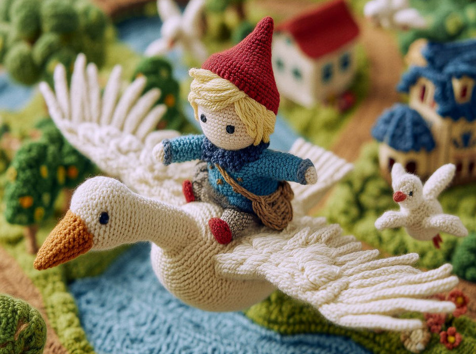 Die wunderbare Reise des kleinen Nils Holgersson mit den Wildgänsen, Selma Lagerlöf - CALVENDO Foto-Puzzle'