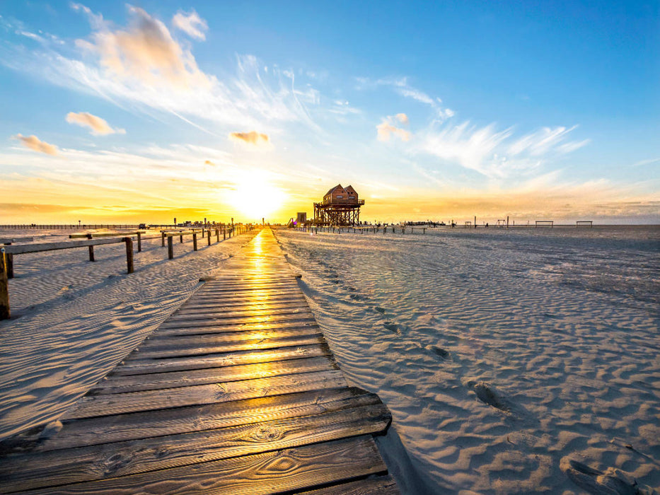Der Strand von St. Peter-Ording - CALVENDO Foto-Puzzle'