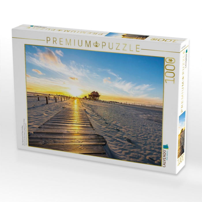 Der Strand von St. Peter-Ording - CALVENDO Foto-Puzzle'