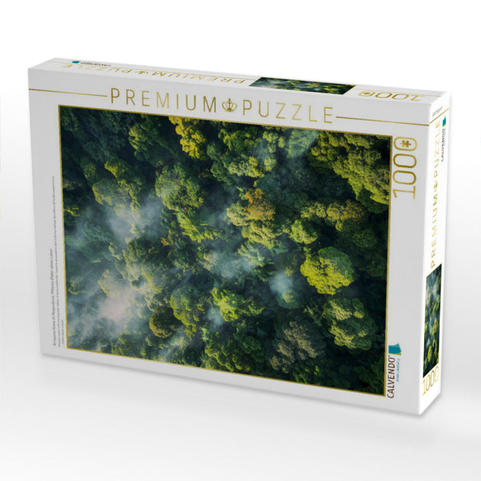 Amazonas Krone im Morgendunst, Millionen Blätter atmen Leben - CALVENDO Foto-Puzzle'