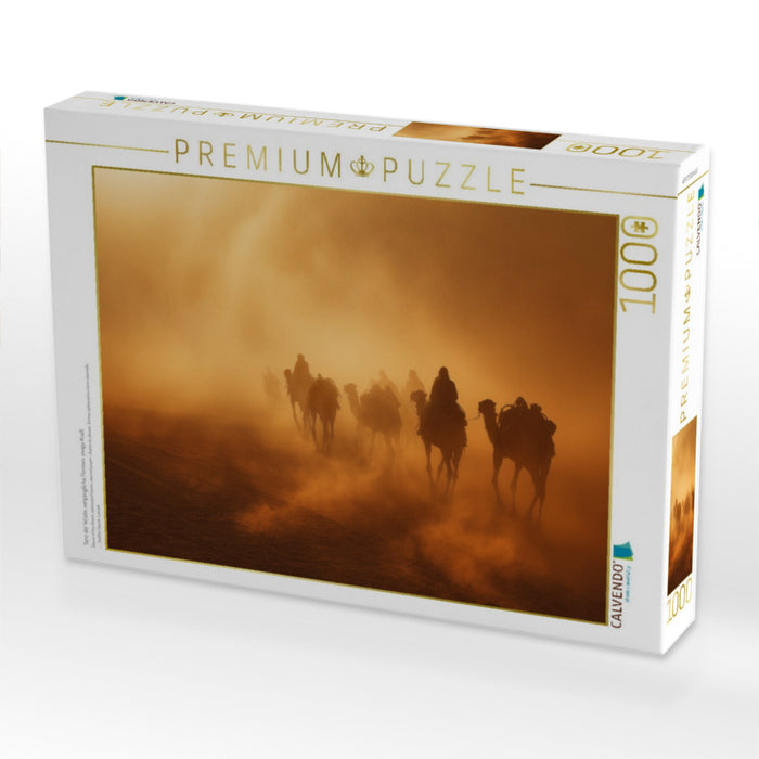 Tanz der Wüste, vergängliche Formen, ewige Kraft - CALVENDO Foto-Puzzle'