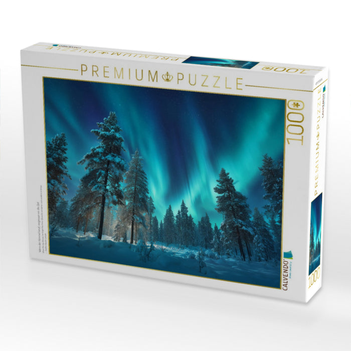 Wenn der Himmel tanzt, vergessen wir die Zeit - CALVENDO Foto-Puzzle'