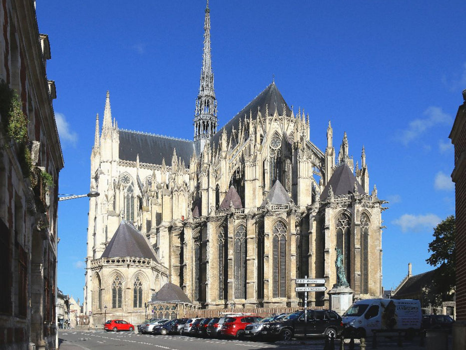 Amiens, die Kathedrale Notre-Dame von Osten - CALVENDO Foto-Puzzle'