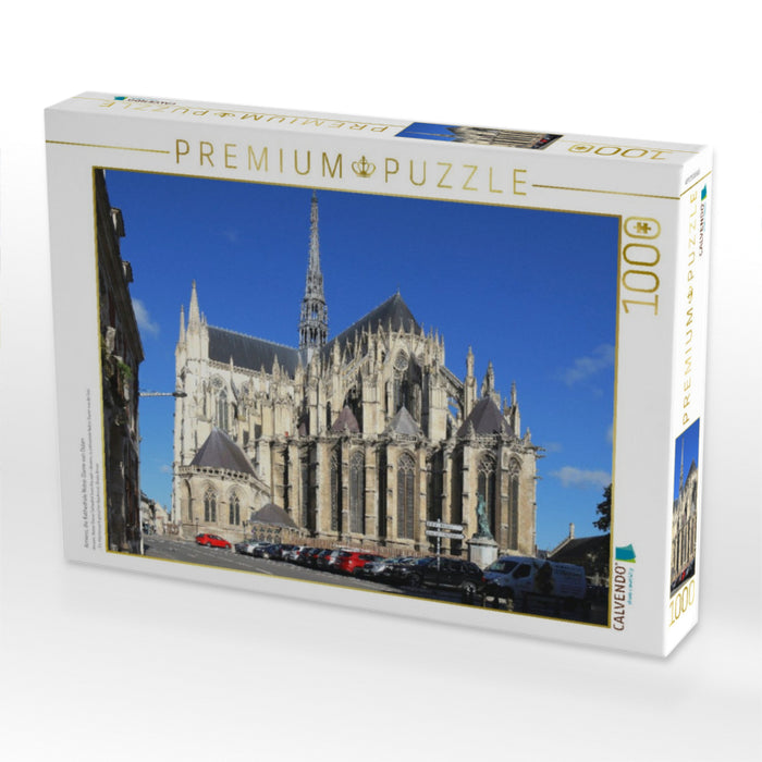 Amiens, die Kathedrale Notre-Dame von Osten - CALVENDO Foto-Puzzle'