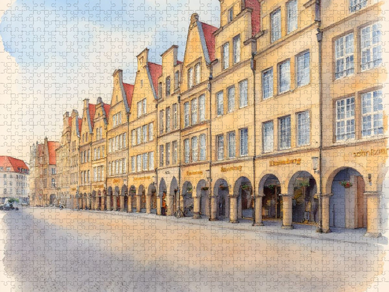 Prinzipalmarkt Münster - CALVENDO Foto-Puzzle'