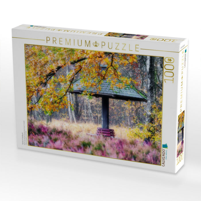 Heide im Stadtpark - CALVENDO Foto-Puzzle'