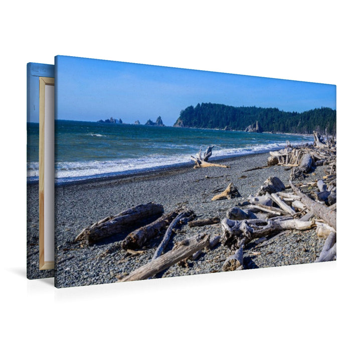 Premium Textil-Leinwand Rialto Beach