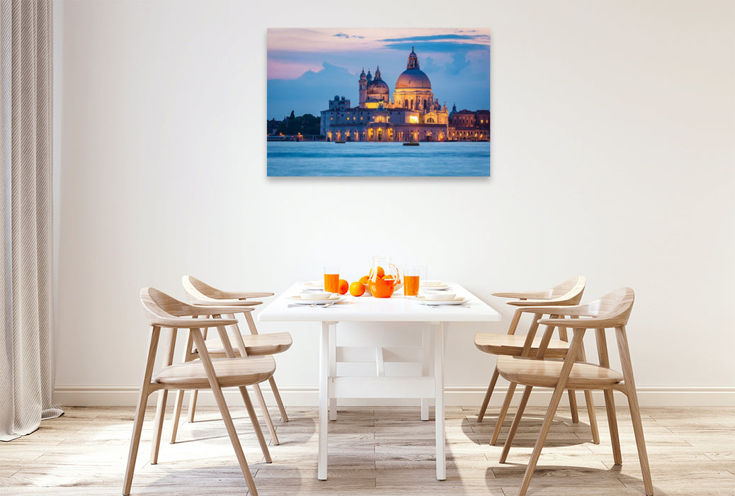Premium Textil-Leinwand Santa Maria della Salute in Venedig