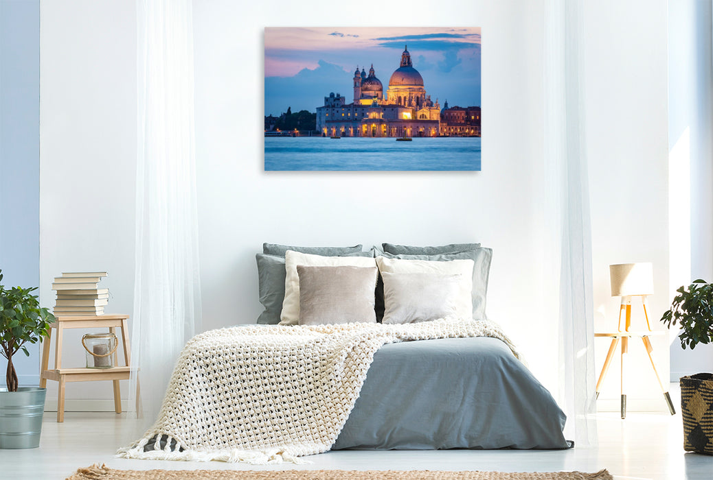Premium Textil-Leinwand Santa Maria della Salute in Venedig
