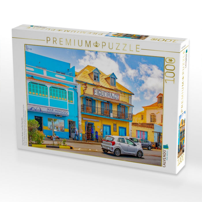 Casa Figueira, Mindelo, Insel São, Kapverden - CALVENDO Foto-Puzzle'