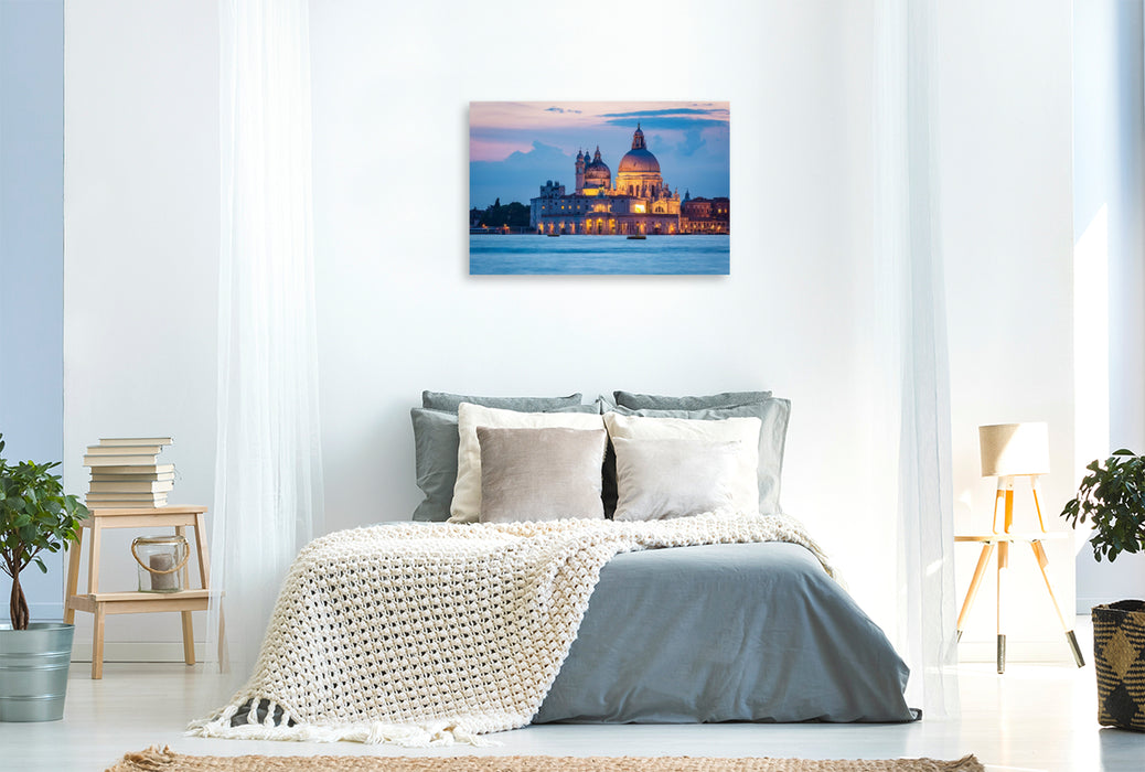 Premium Textil-Leinwand Santa Maria della Salute in Venedig