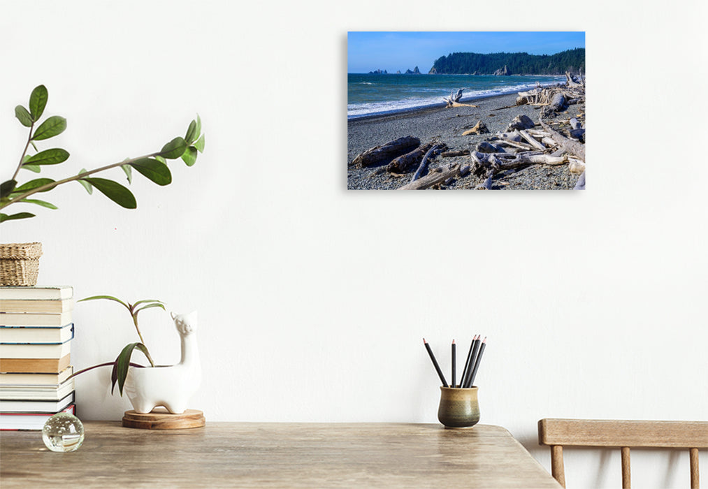 Premium Textil-Leinwand Rialto Beach