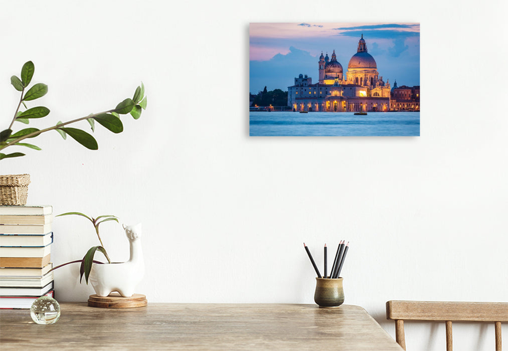 Premium Textil-Leinwand Santa Maria della Salute in Venedig