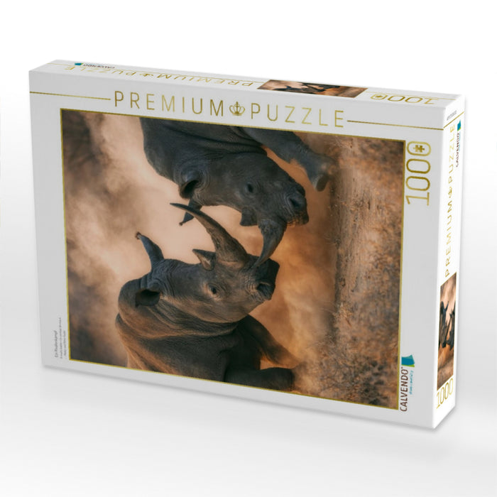 Ein Rivalenkampf - CALVENDO Foto-Puzzle'