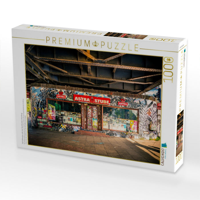 Die Kultkneipe unter der Sternbrücke in Hamburg - CALVENDO Foto-Puzzle'