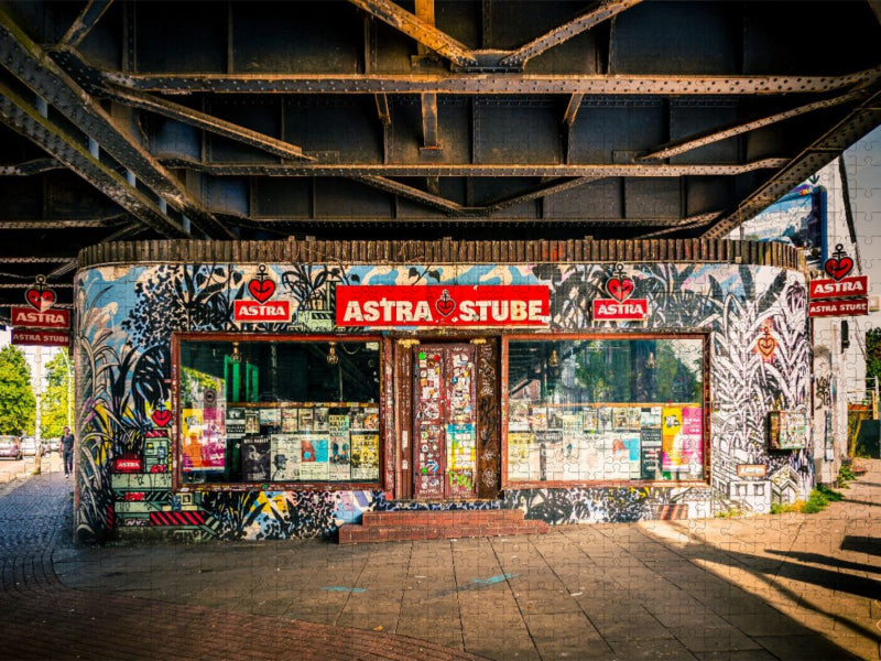 Die Kultkneipe unter der Sternbrücke in Hamburg - CALVENDO Foto-Puzzle'