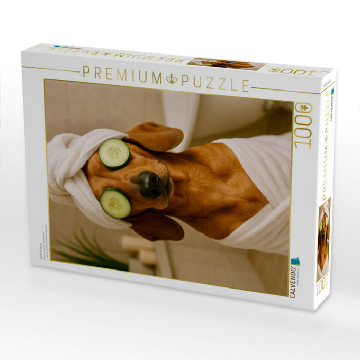 Dackel Deluxe - CALVENDO Foto-Puzzle'